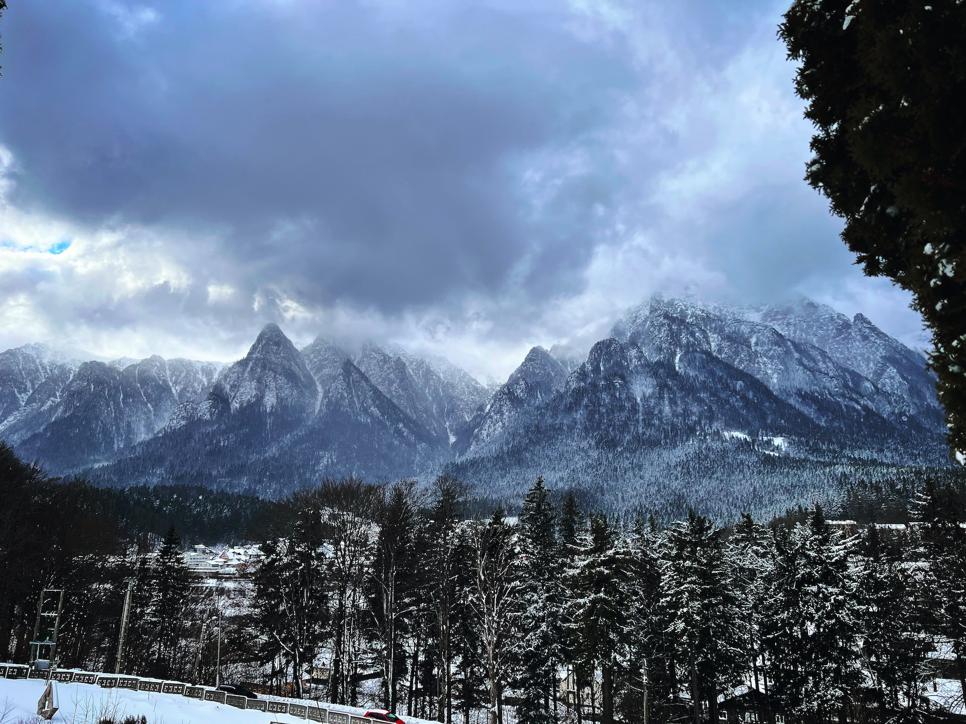 Beautiful Bucegi mountains in the winter