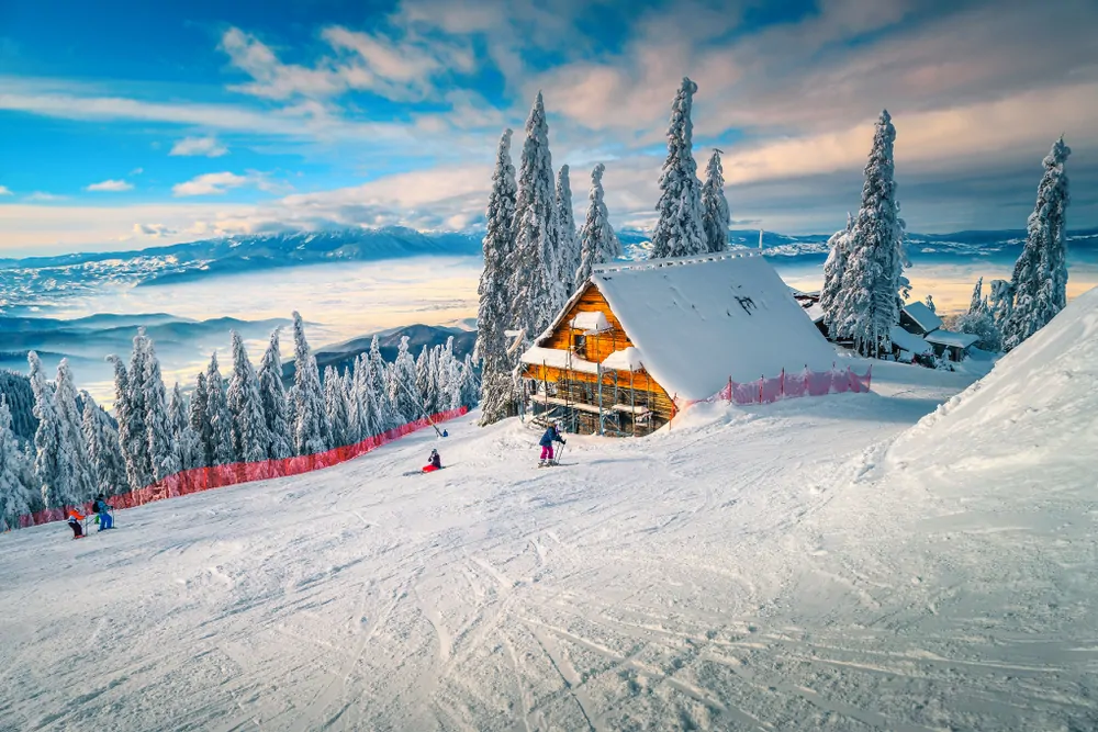 This is Poiana Brasov – 22 km of ski slopes in the best ski resort in Romania